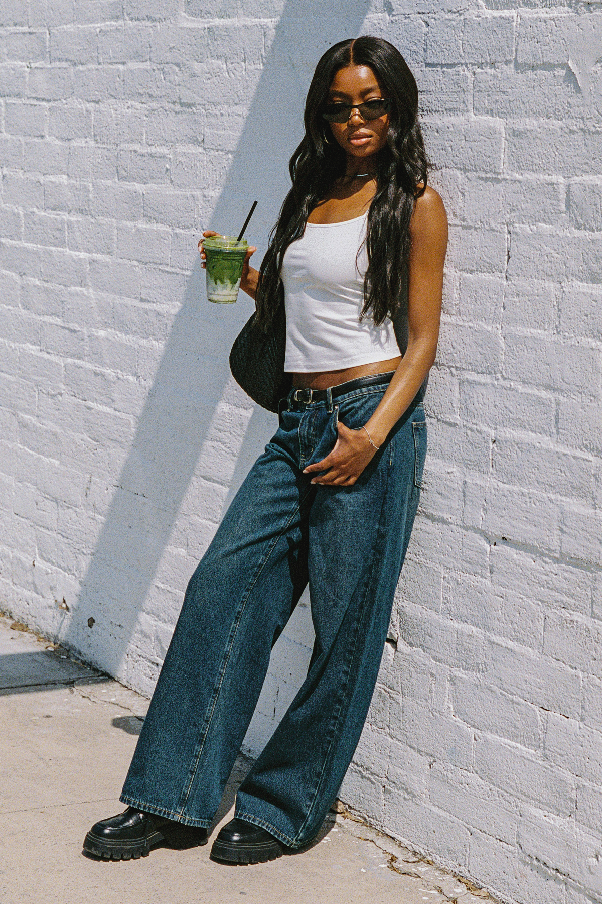 Raelynn Washed Low Rise Baggy Jeans - Image 2