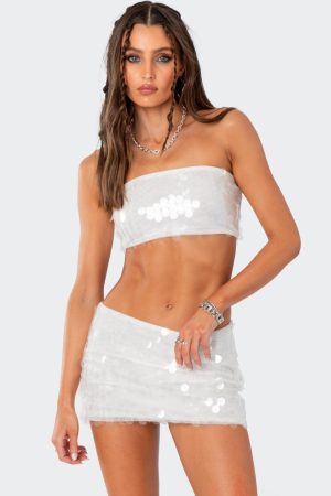 Tink Sequin Bandeau Top
