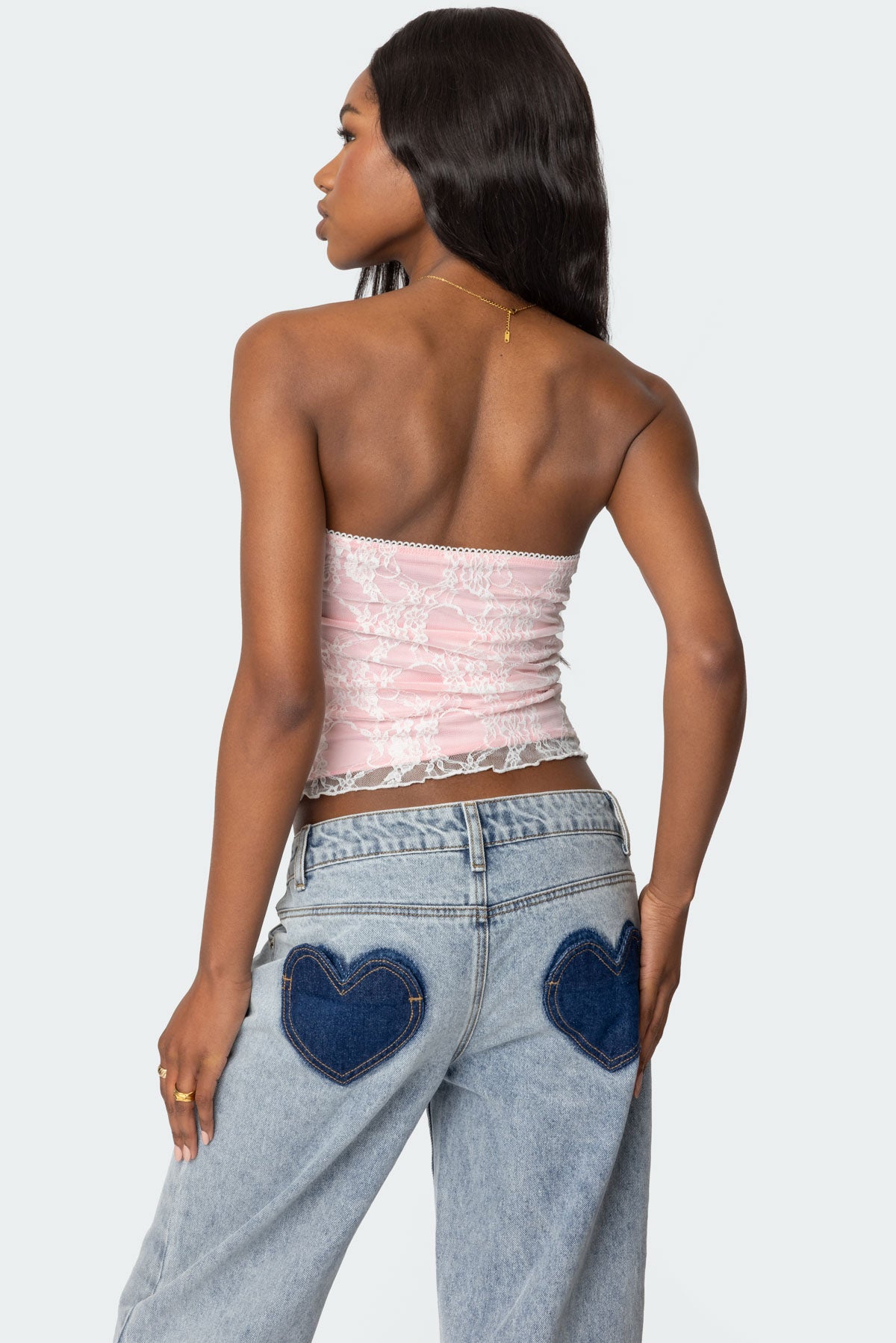 Allison Lace Tube Top - Image 5