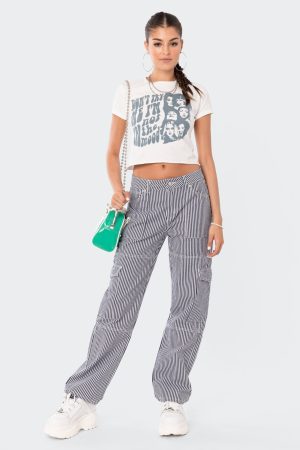 Stripe Out Cargo Pants