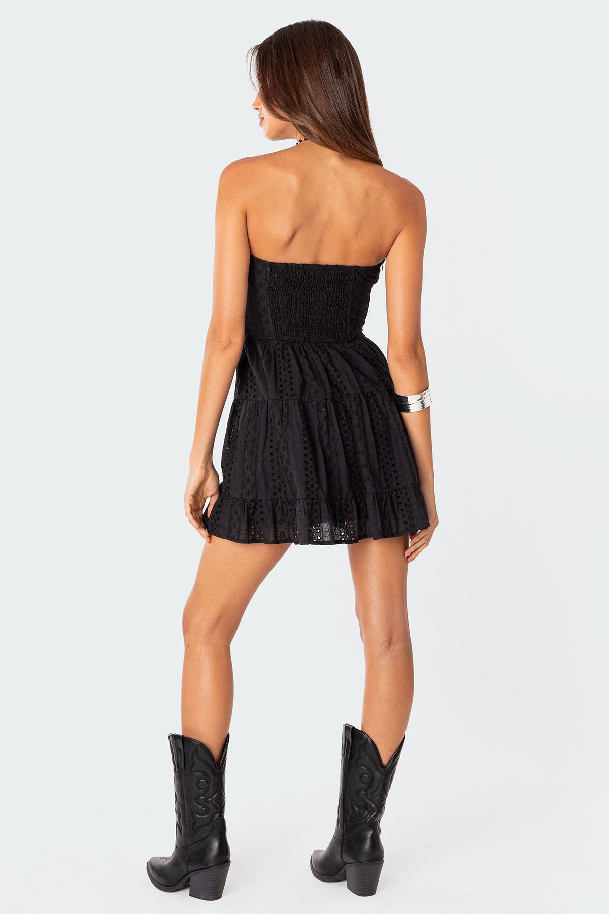 Liora Lacey Cotton Mini Dress - Image 5