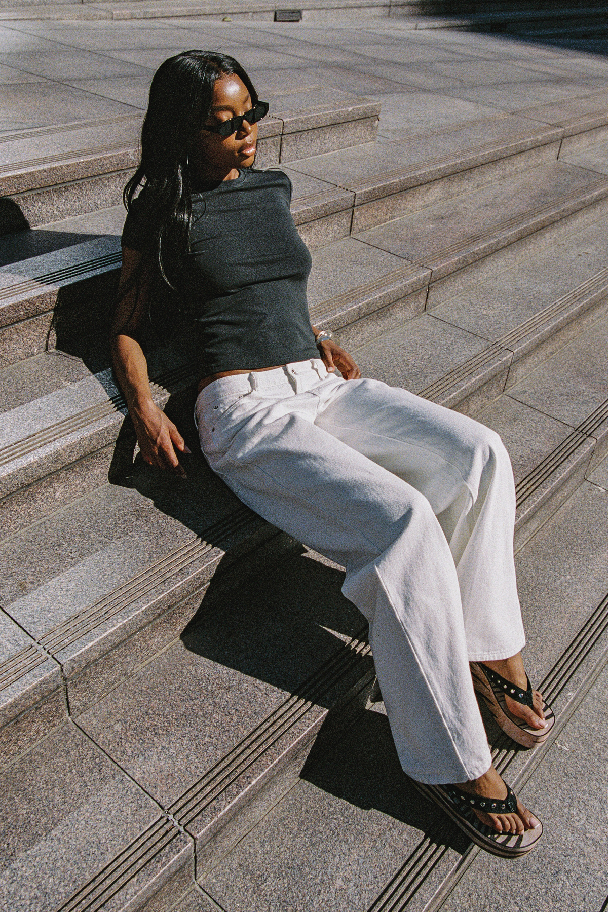 Roman Low Rise Baggy Jeans - Image 2