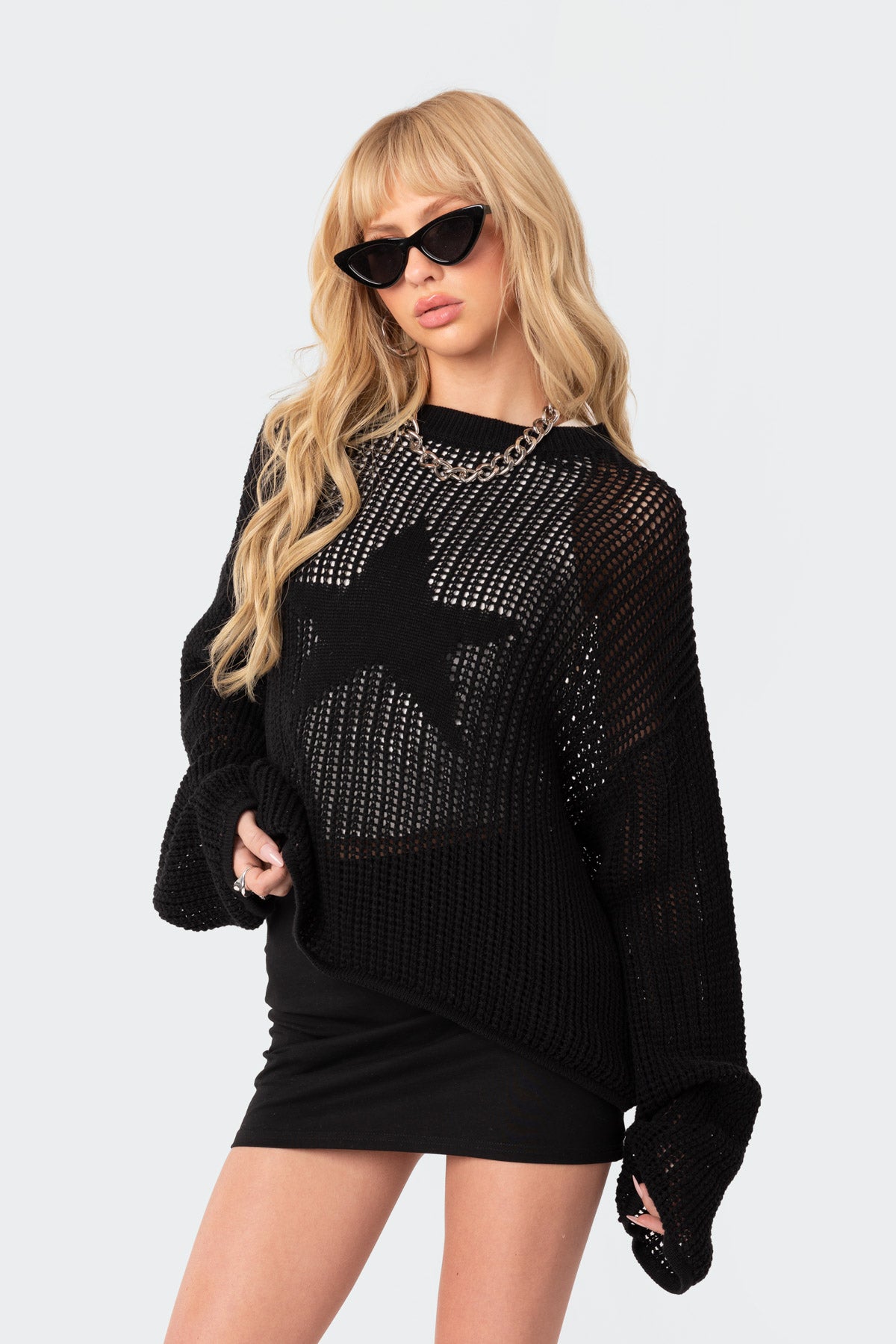 Seeing Stars Oversized Sweater - Image 3