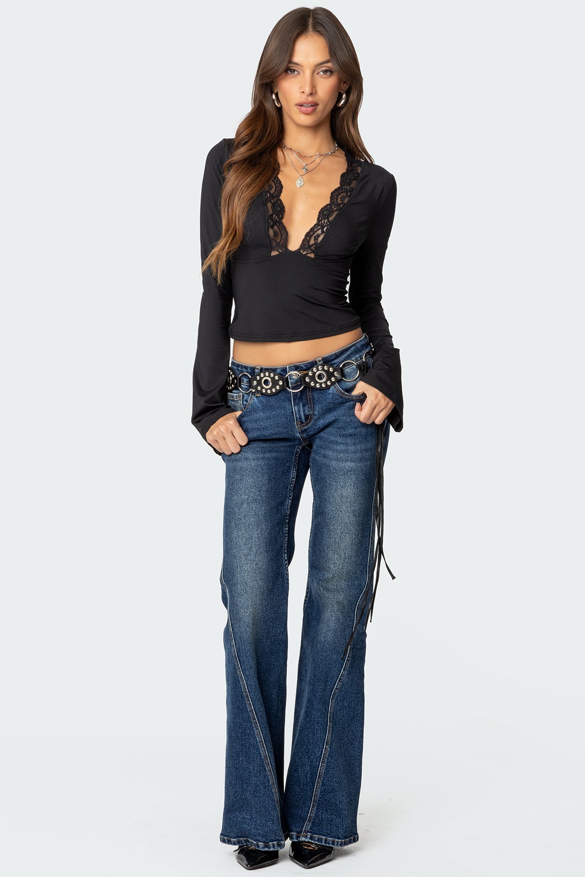 Colton Low Rise Bootcut Jeans - Image 5