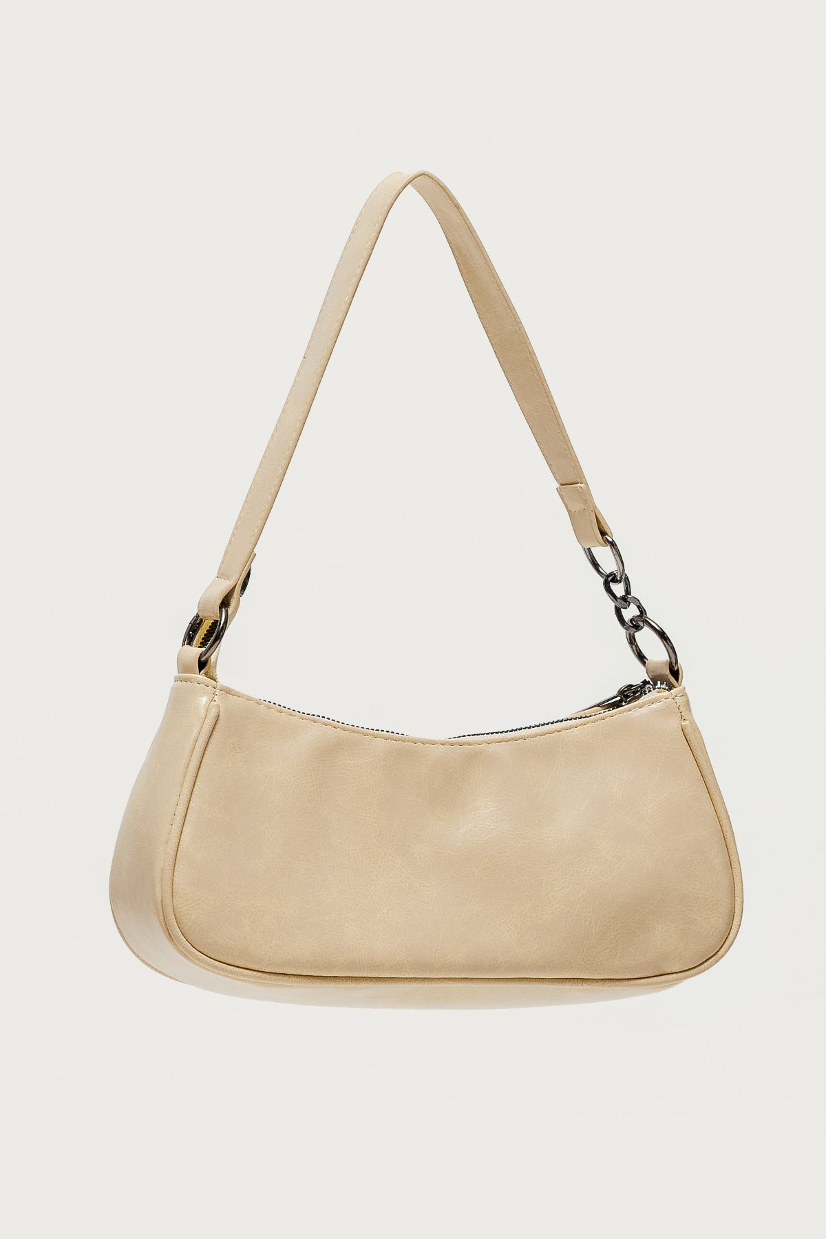 Distressed Faux Leather Buckle Bag - Image 3