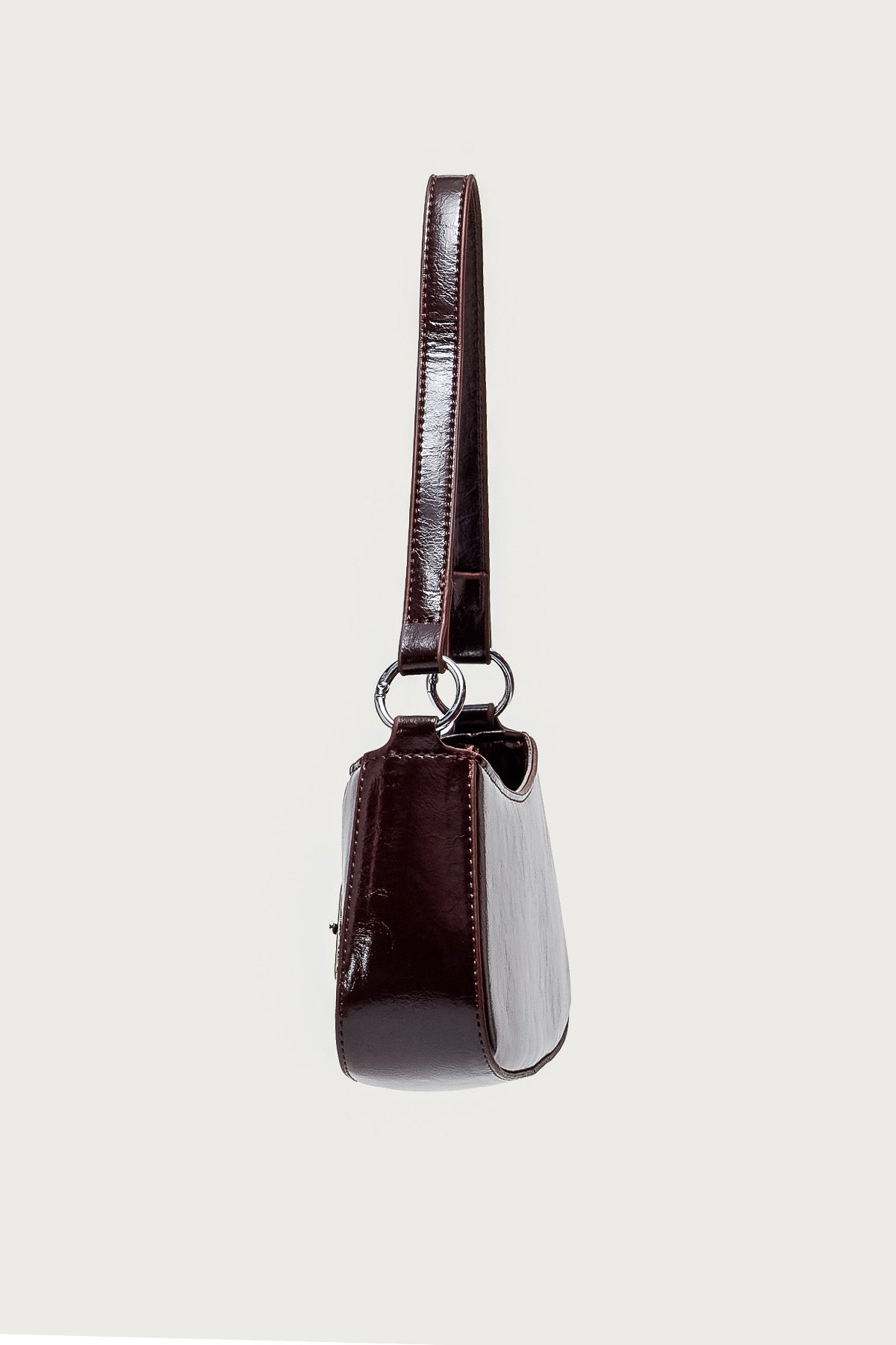 Buckle Up Faux Leather Bag - Image 4