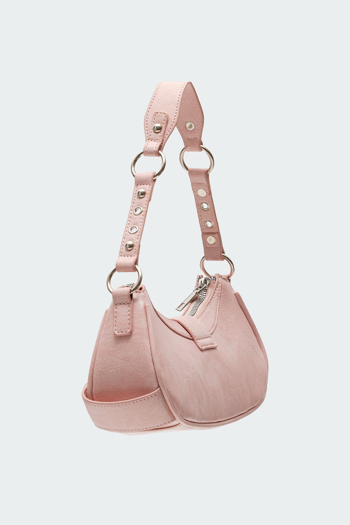 Hardware Faux Leather Bag - Image 6