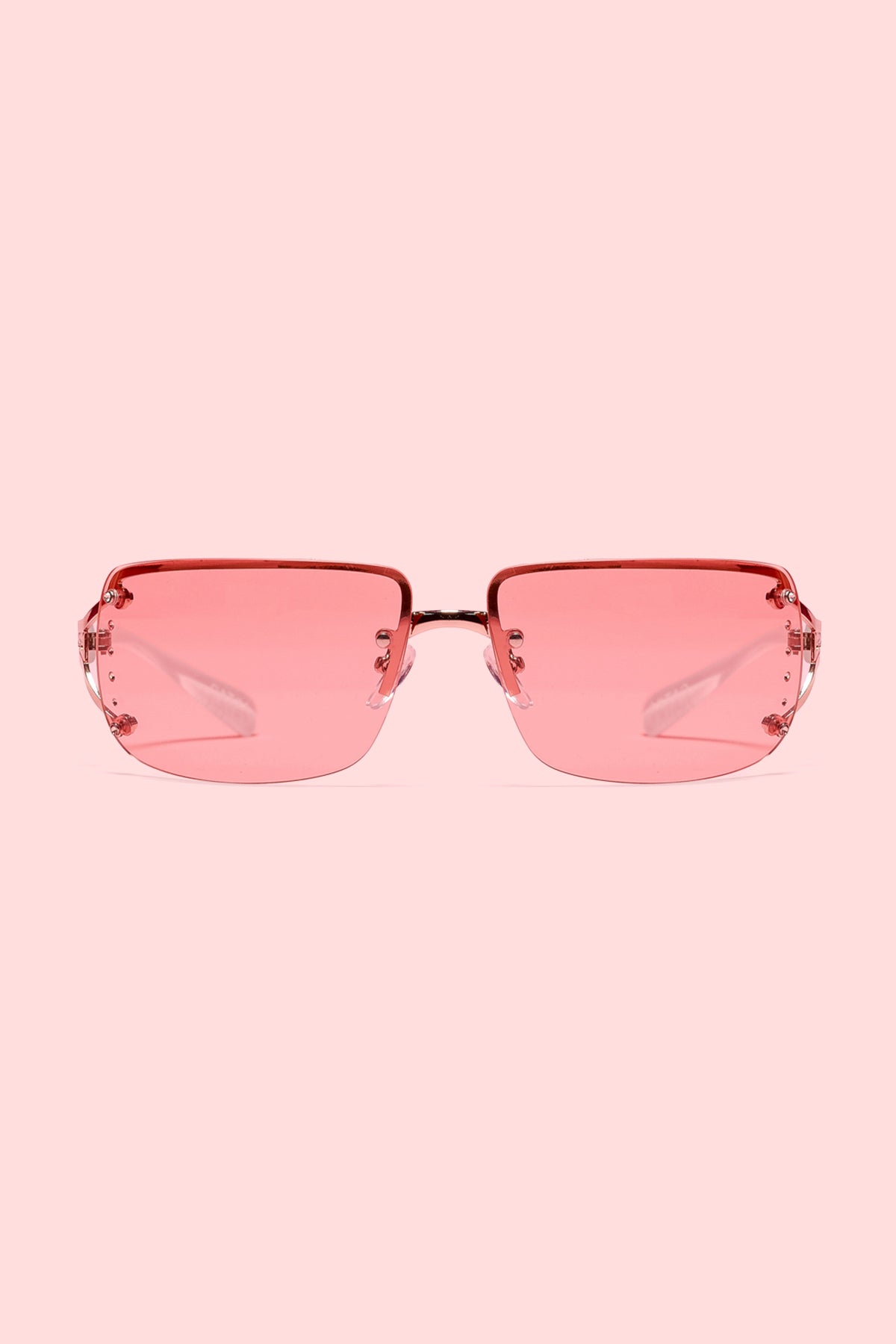Barbie™ Rhinestone Rectangle Sunglasses - Image 2
