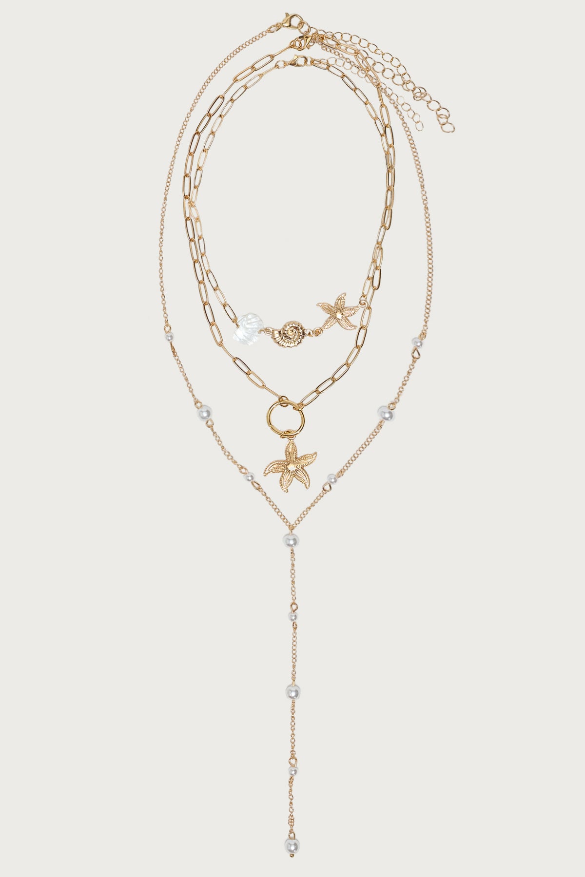 Pearly Coastal Necklace Set - Image 2