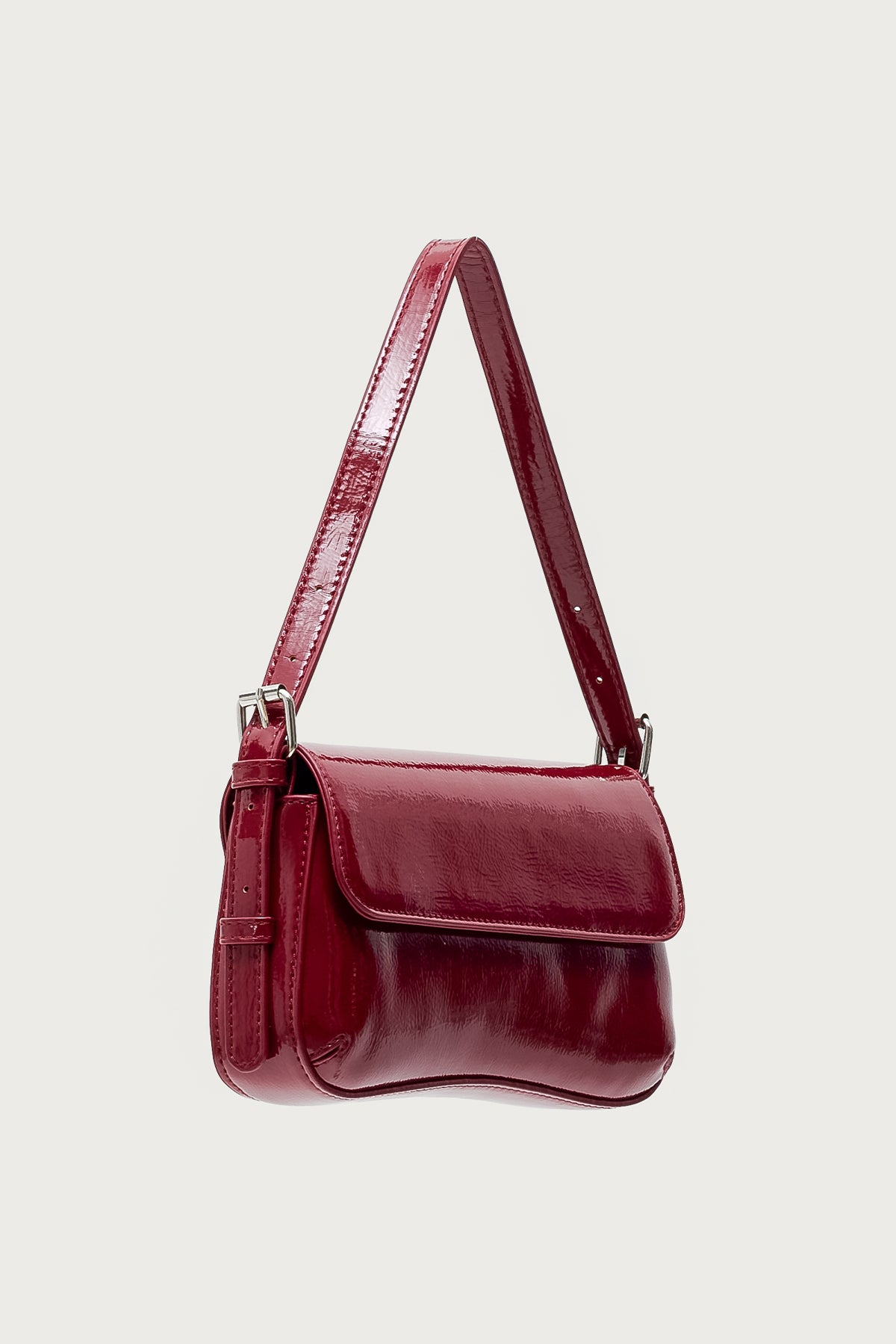 Red Carpet Faux Patent Leather Bag - Image 4