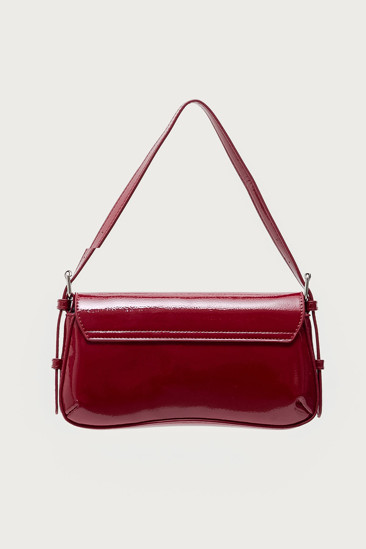 Red Carpet Faux Patent Leather Bag - Image 5