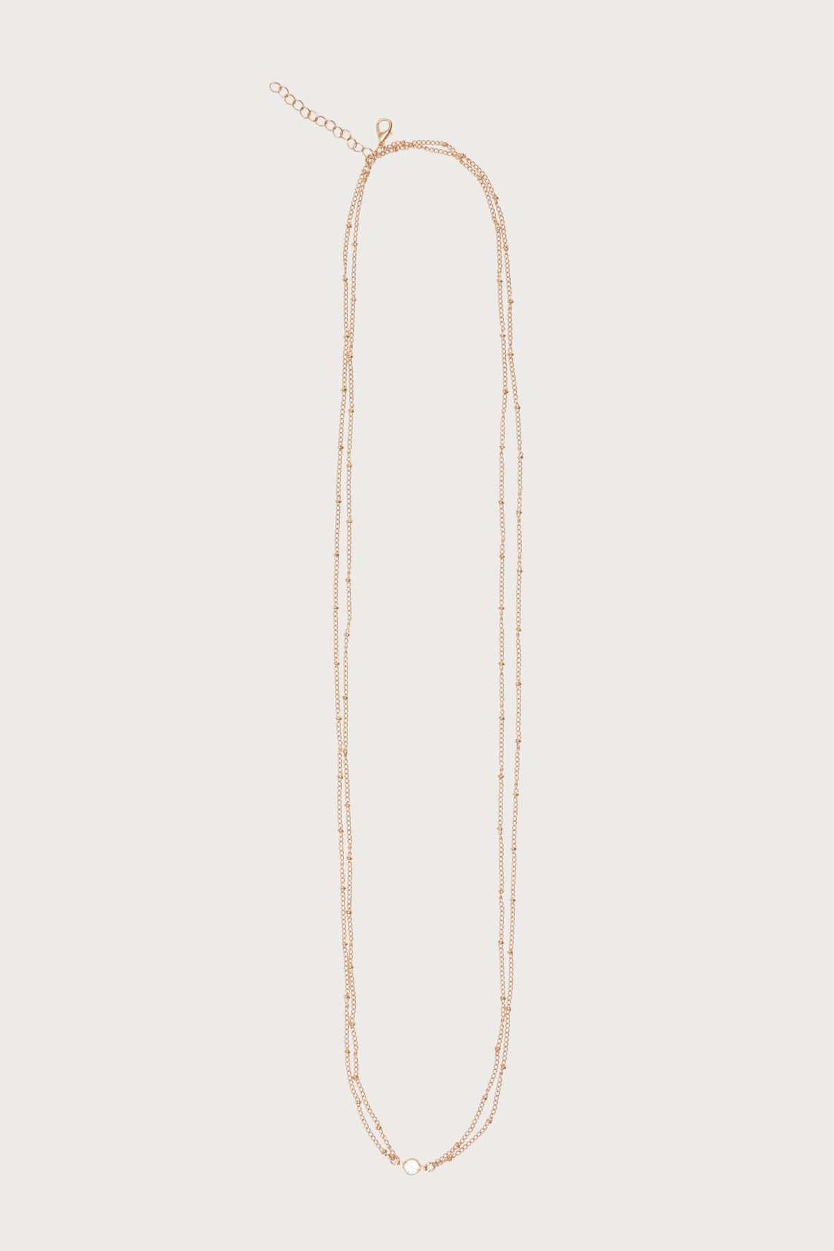 Rhinestone Pendant Layered Belly Chain - Image 2