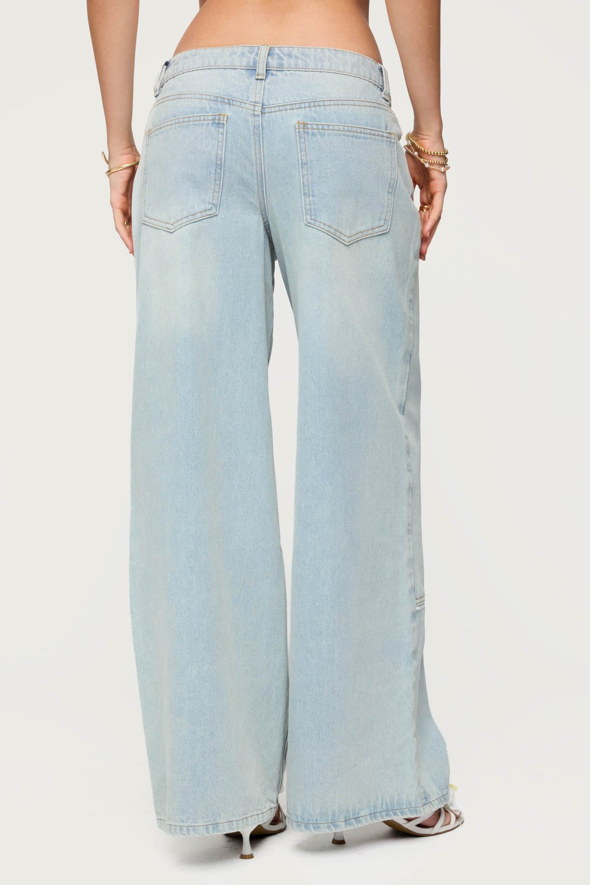 Teela Lacey Low Rise Baggy Carpenter Jeans - Image 5