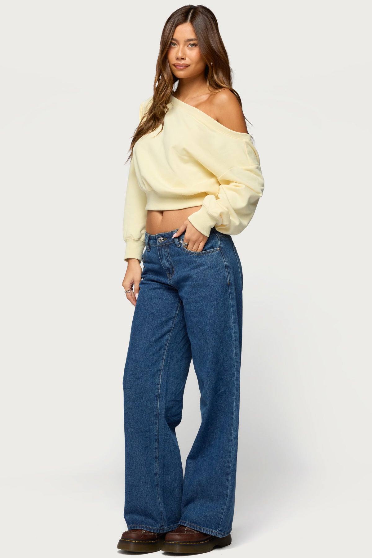 Christy Off Shoulder Sweatshirt - Image 4
