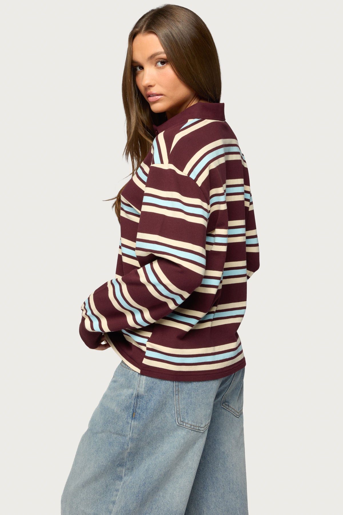 Renya Striped Rugby Shirt - Image 4