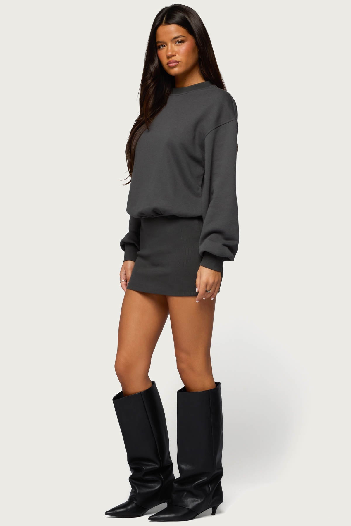 Jannah Sweatshirt Mini Dress - Image 2
