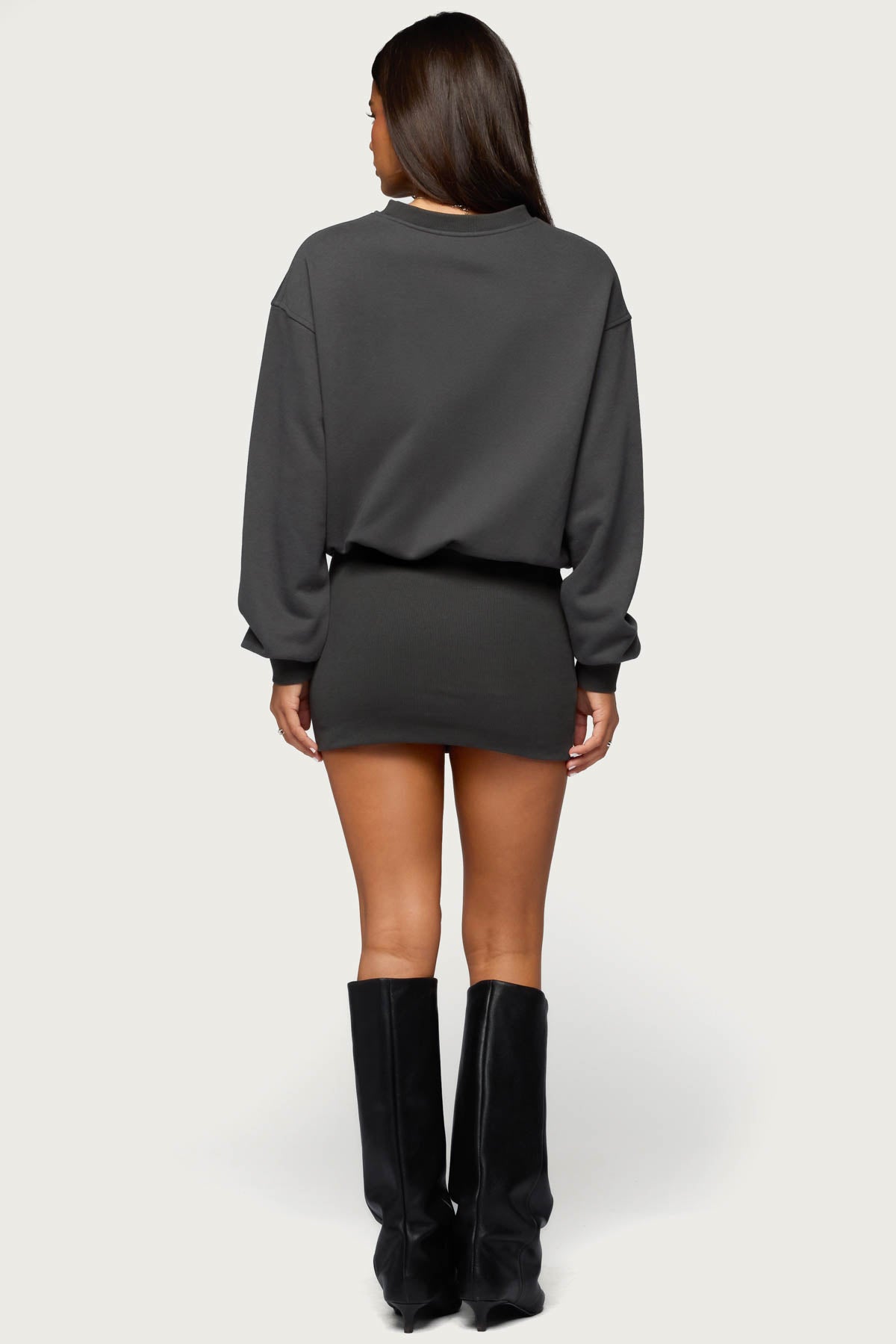 Jannah Sweatshirt Mini Dress - Image 4