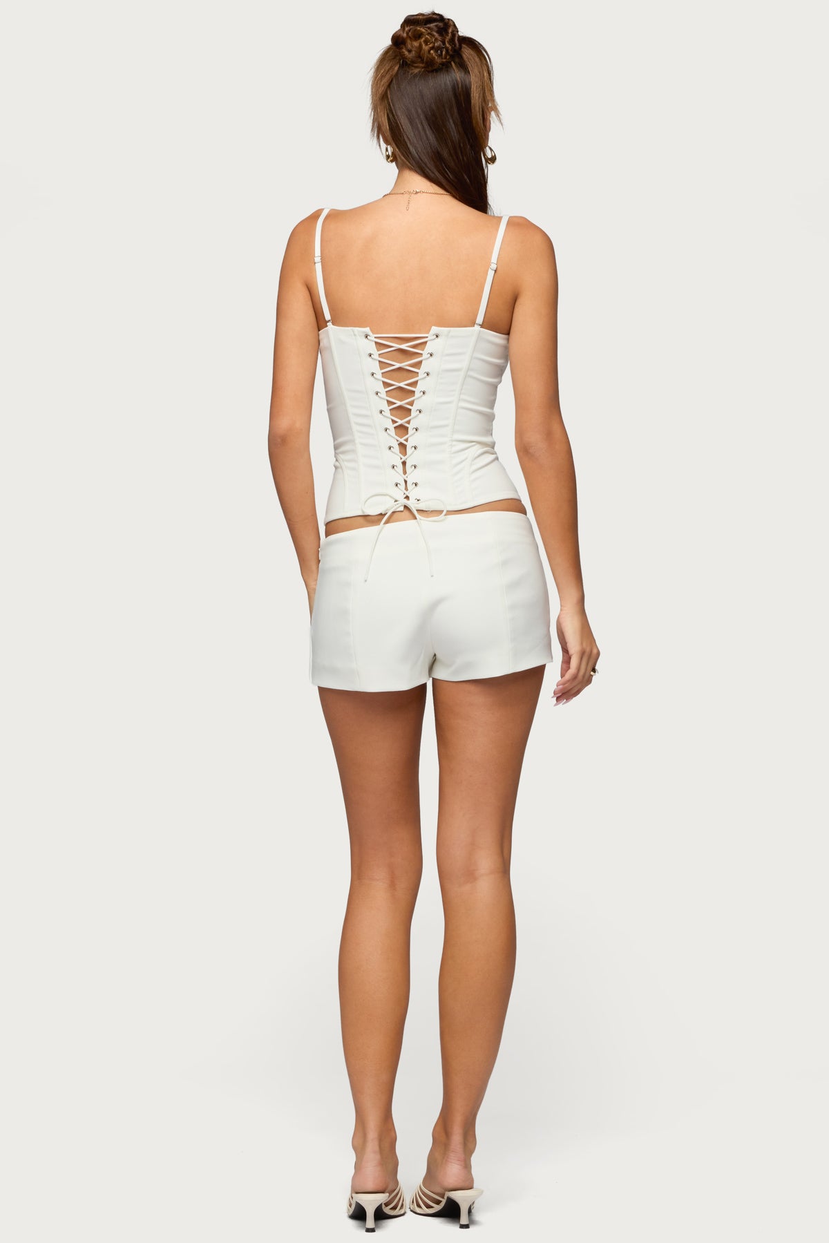 Alixa Pleated Detachable Straps Corset - Image 5