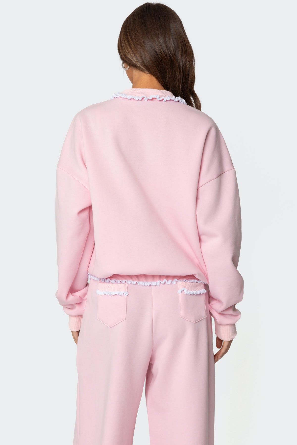 Ashtin Ruffle Trim Sweatshirt - Image 5