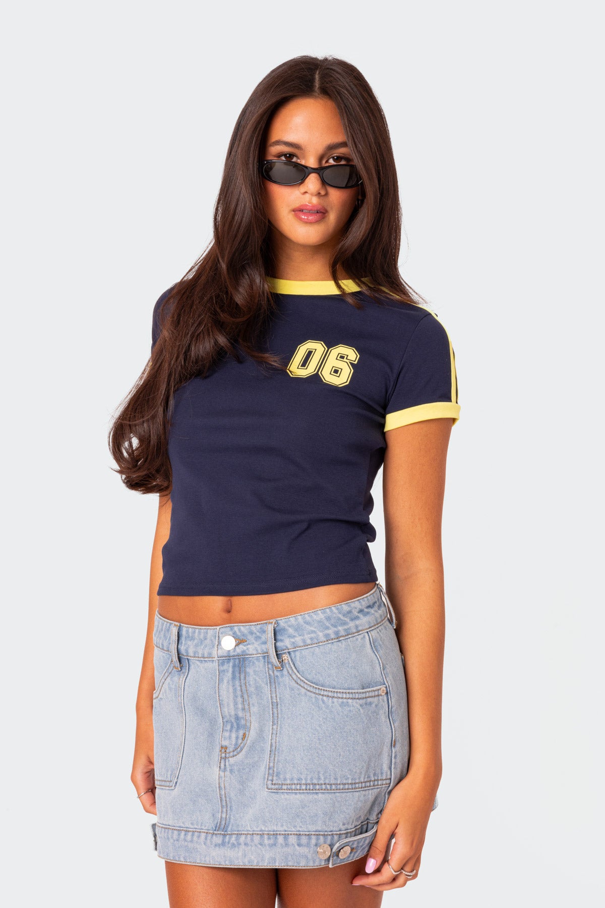 Kassidy Contrast T Shirt - Image 4