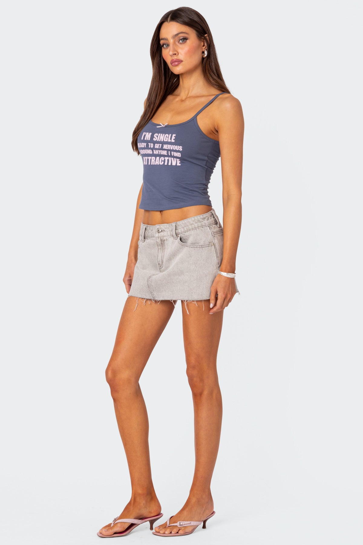 Micah Denim Mini Skirt - Image 3