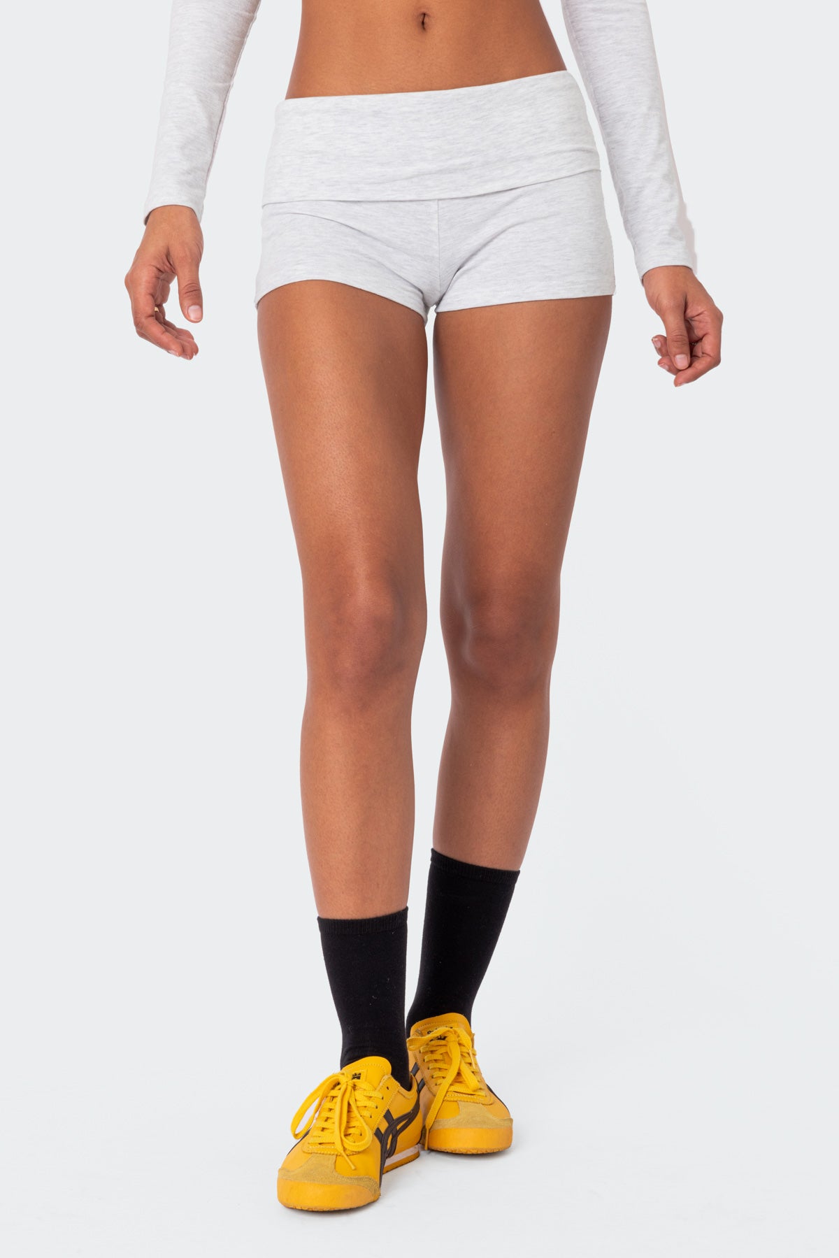 Meg Fold Over Shorts - Image 2