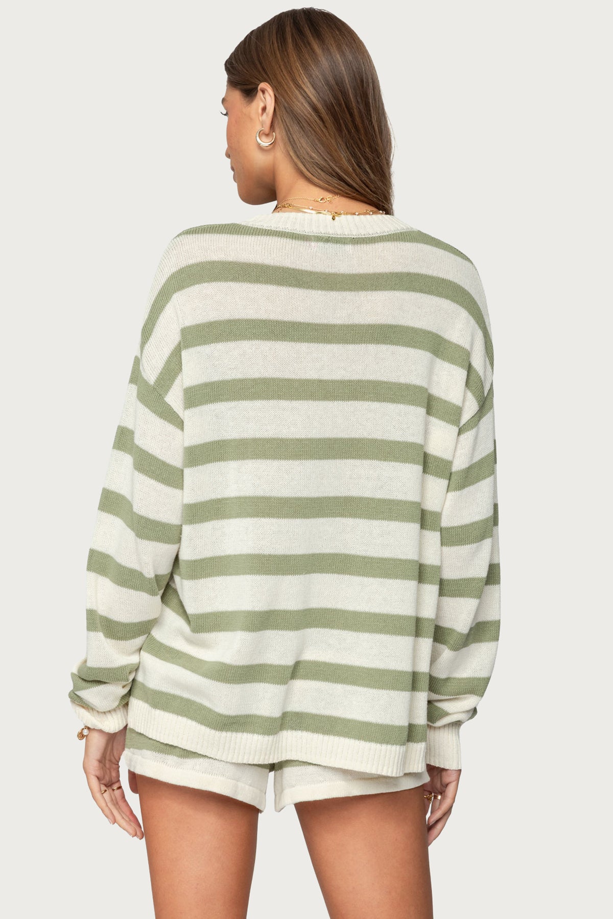 Amaris Oversized Striped Sweater - Image 3