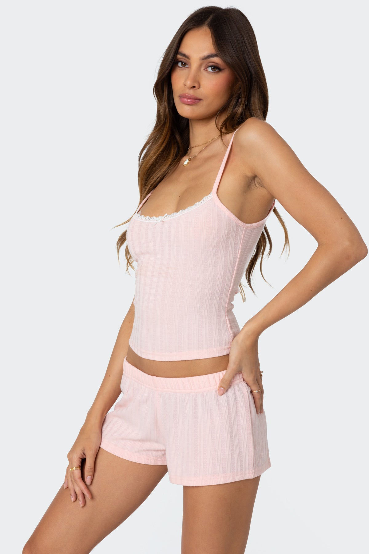 Irene Pointelle Tank Top - Image 3