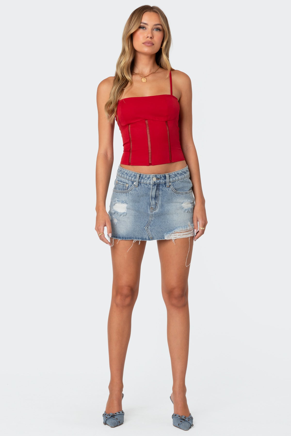 Jennie ladder knit corset - Image 5