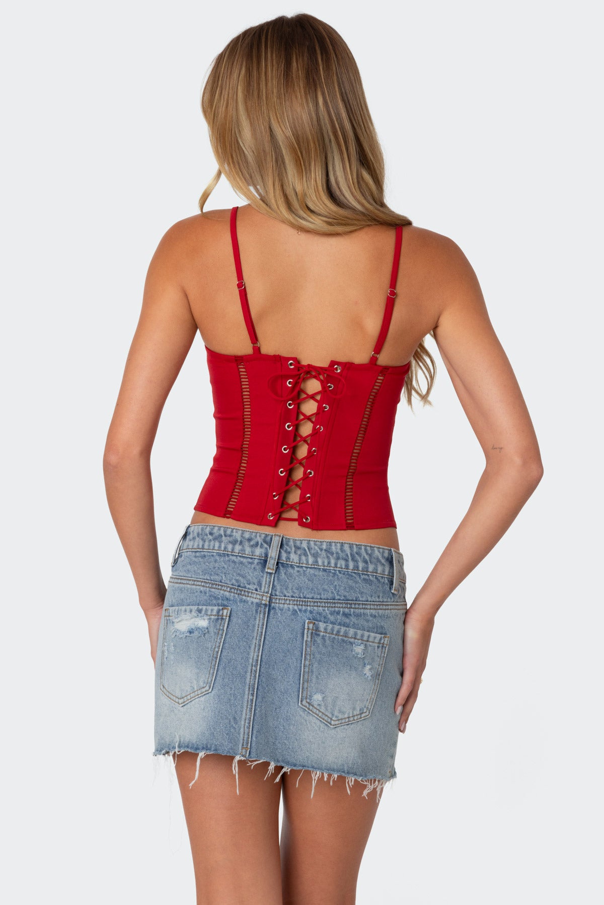 Jennie ladder knit corset - Image 4