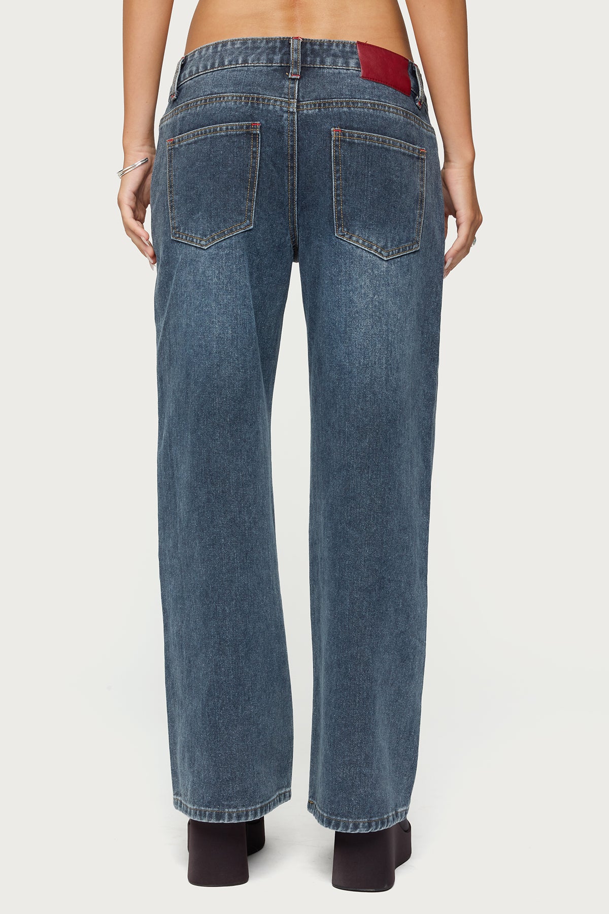 Petite Ace Low Rise Baggy Jeans - Image 5