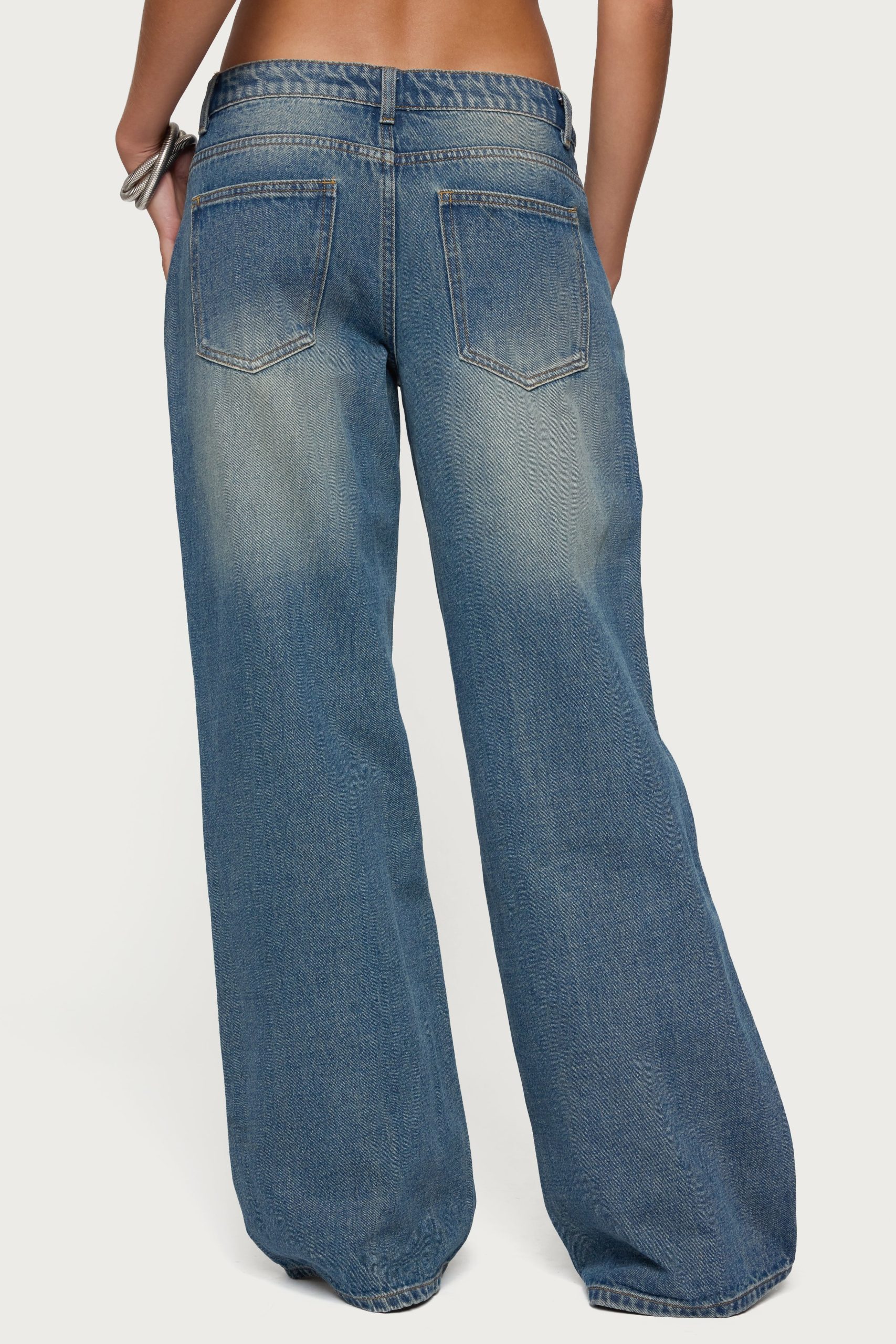 Ronny Western Low Rise Baggy Jeans - Image 5