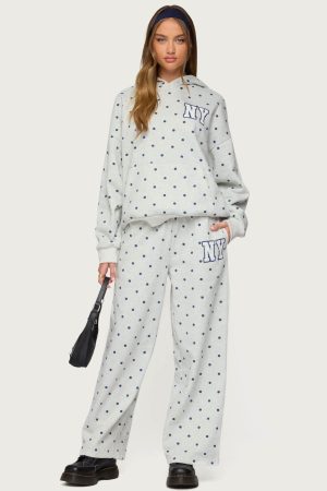 NY Babe Polka Dot Sweatpants