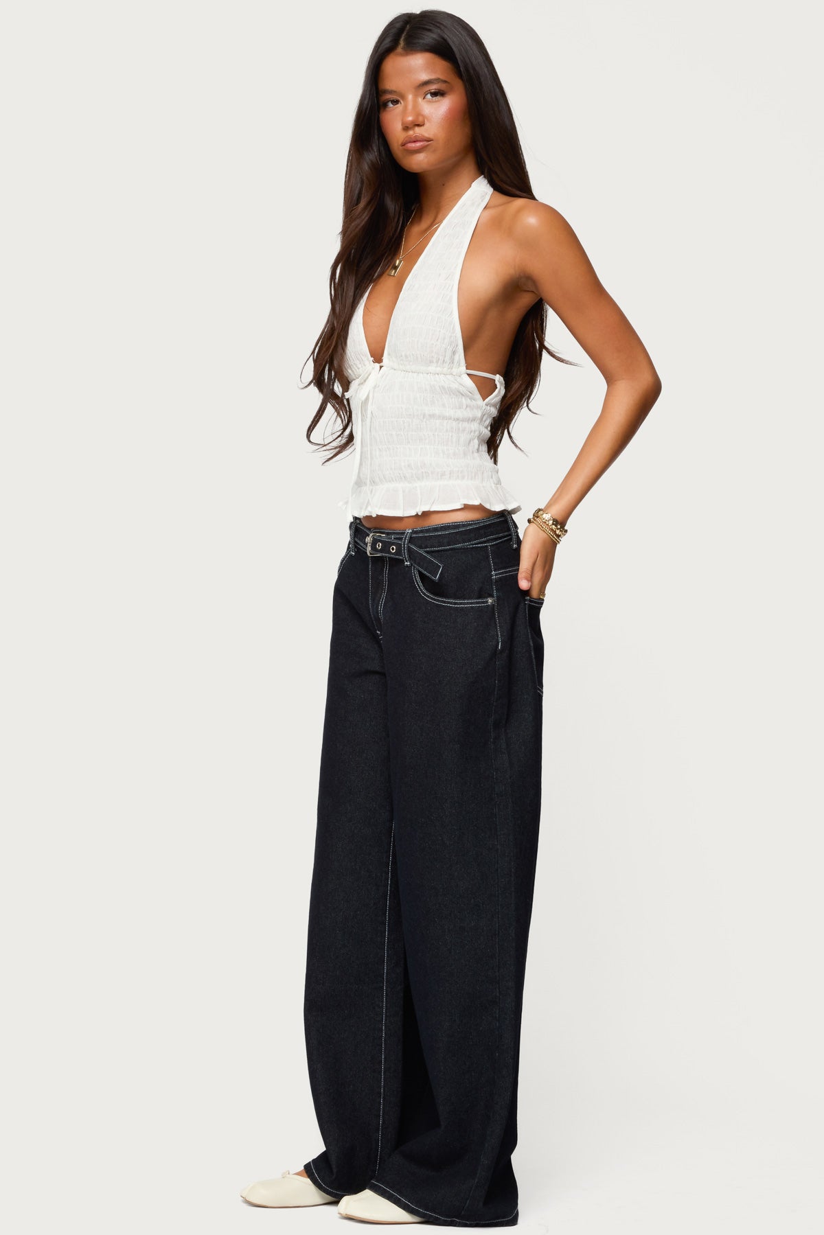 Larissa Scrunch Halter Top - Image 4