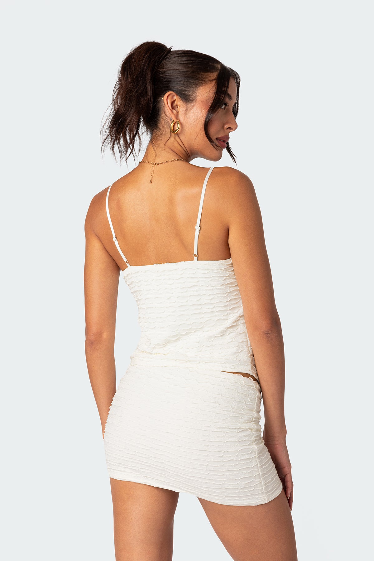 Alessia Tie Front Ruffled Top - Image 4