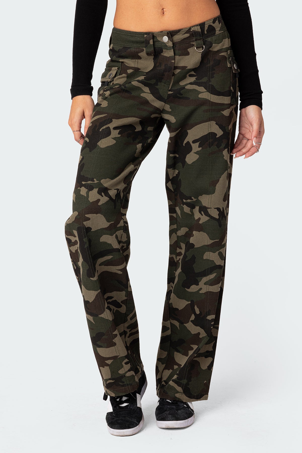Aya Low-Rise Cargo Pants - Image 2