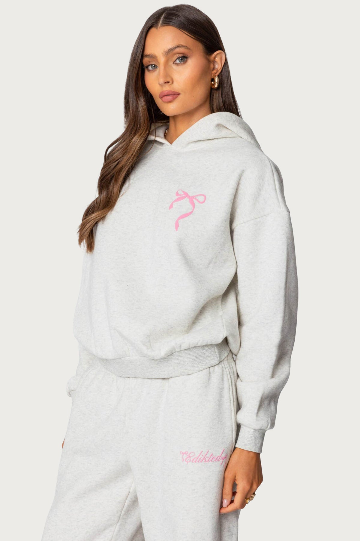 Sasha Bow Detail Hoodie - Image 6