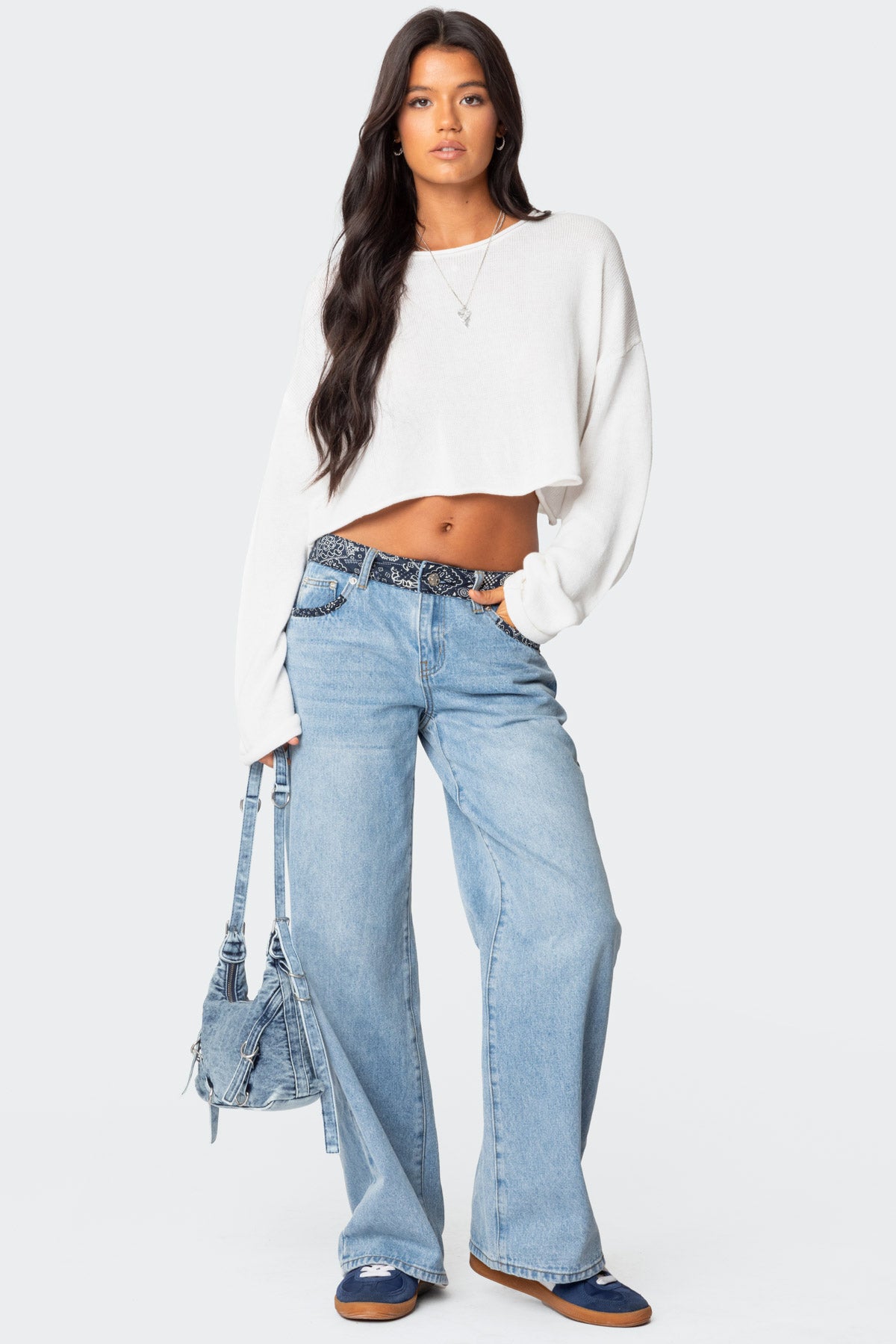 Bandana Bliss Low Rise Baggy Jeans - Image 5