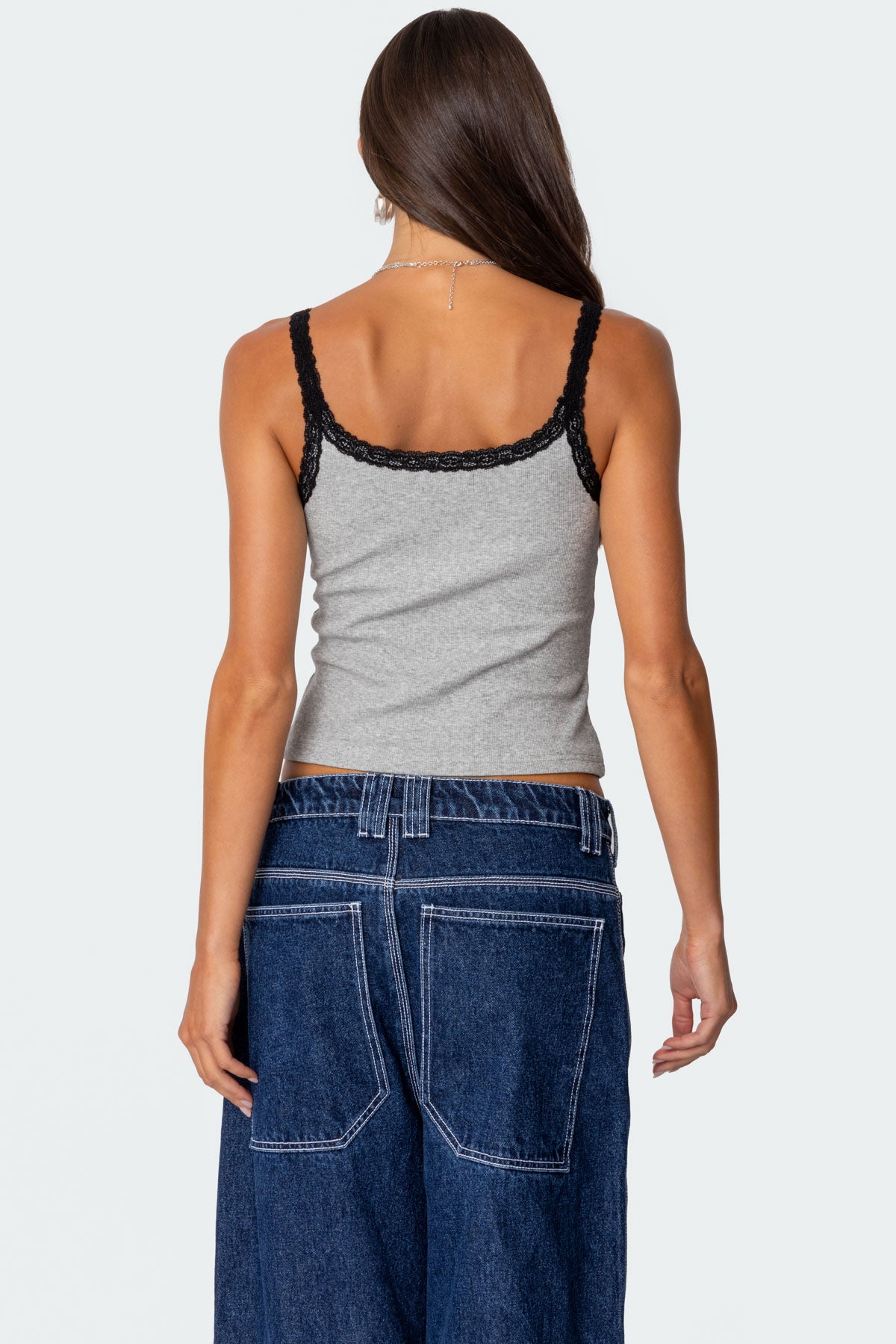 Jude Lacey Ribbed Tank Top - Image 5