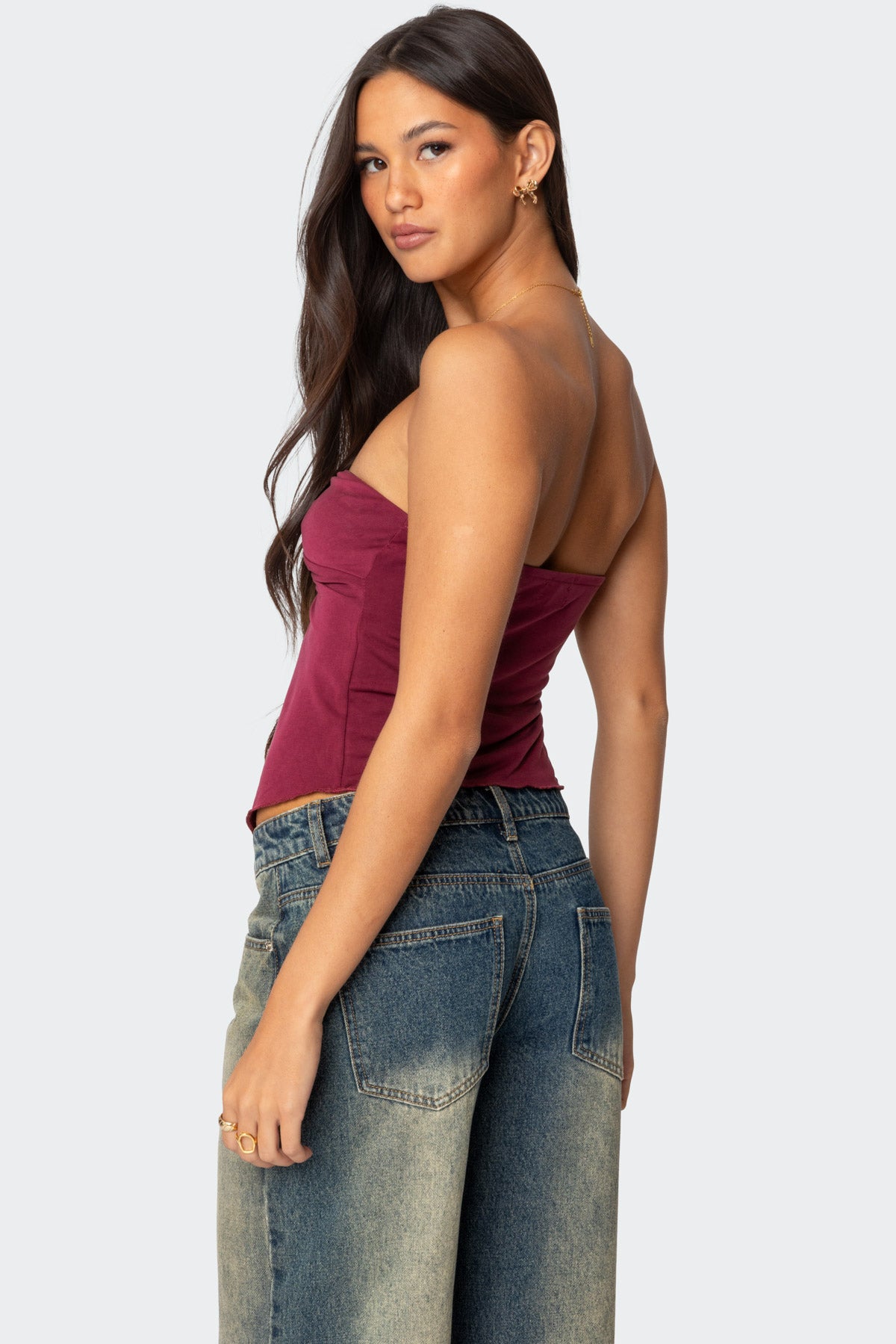 Twisted Split Front Tube Top - Image 5