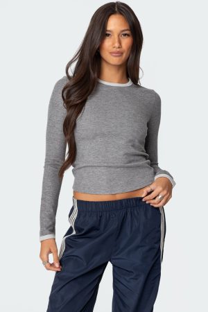 Meghan Waffle Top