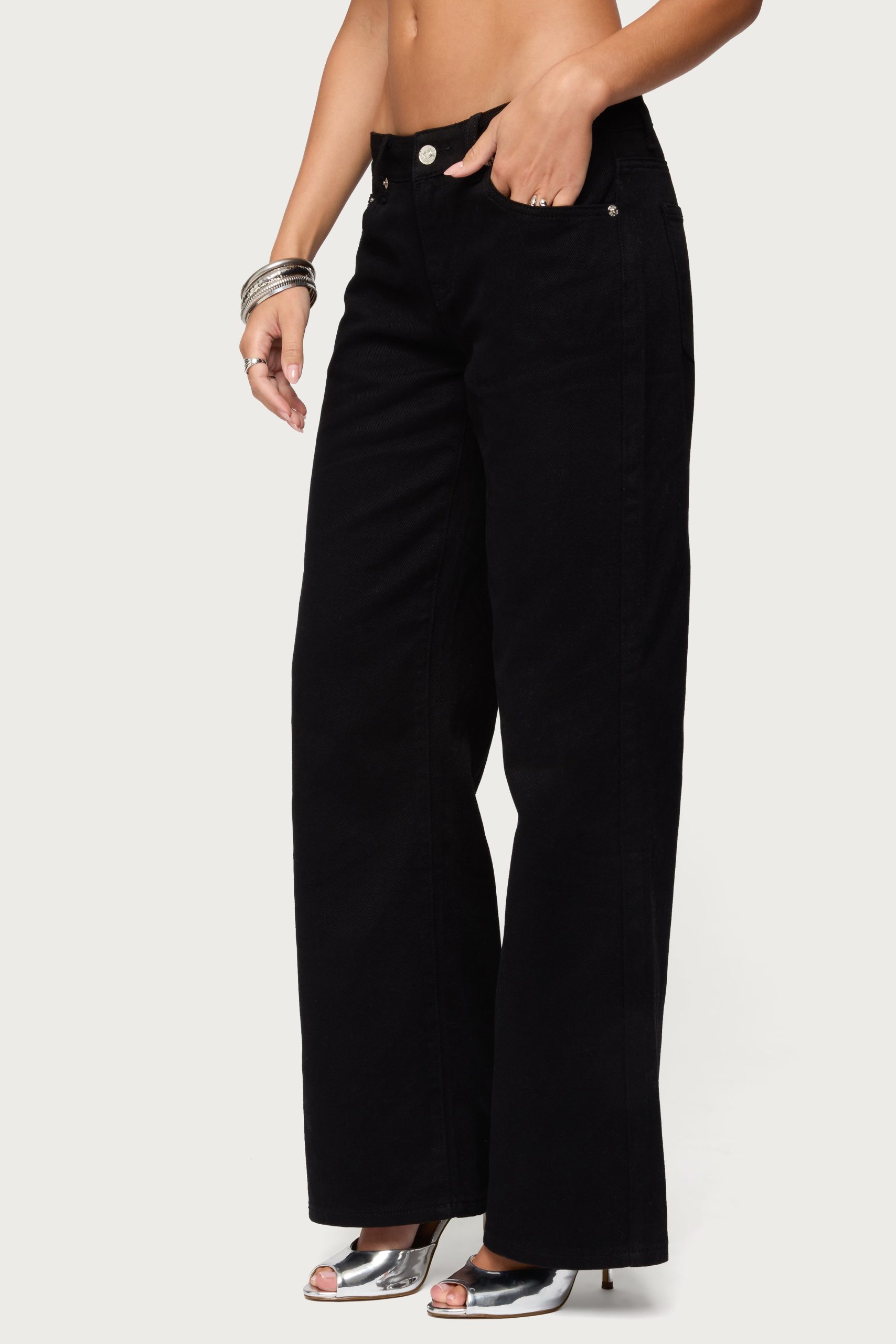 Roman Low Rise Baggy Jeans - Image 4