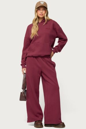 Basic Girl Wide Leg Edikted Sweatpants