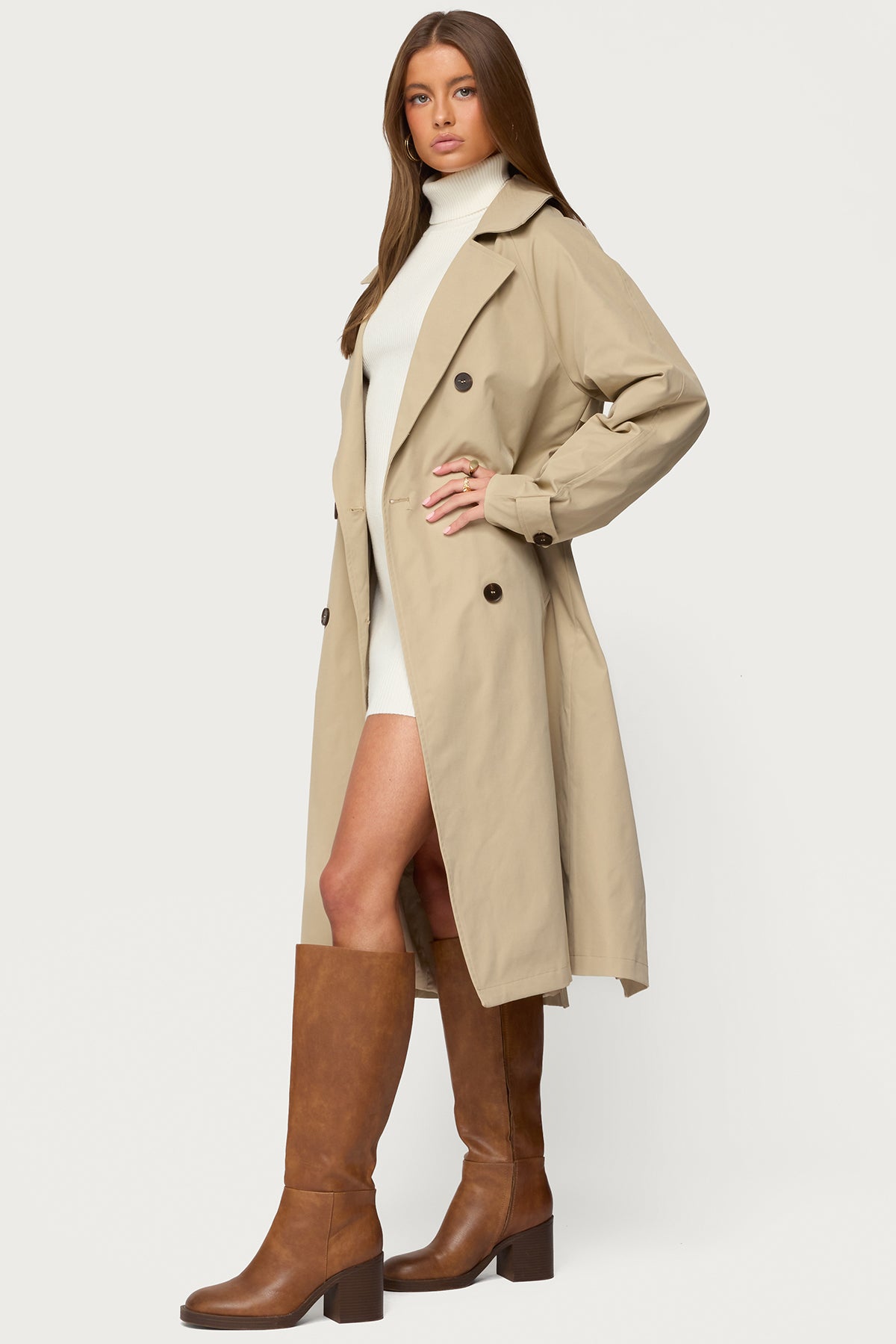 Amur Maxi Trench Coat - Image 3