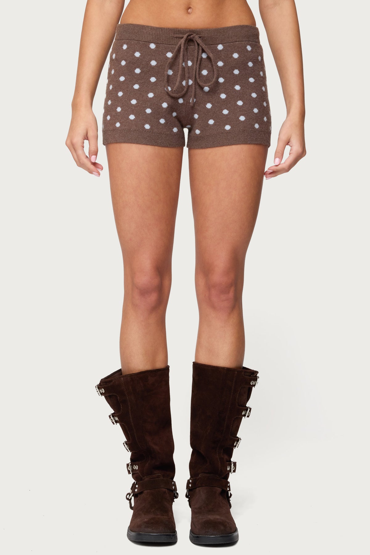 Kenny Polka Dot Knit Shorts - Image 2