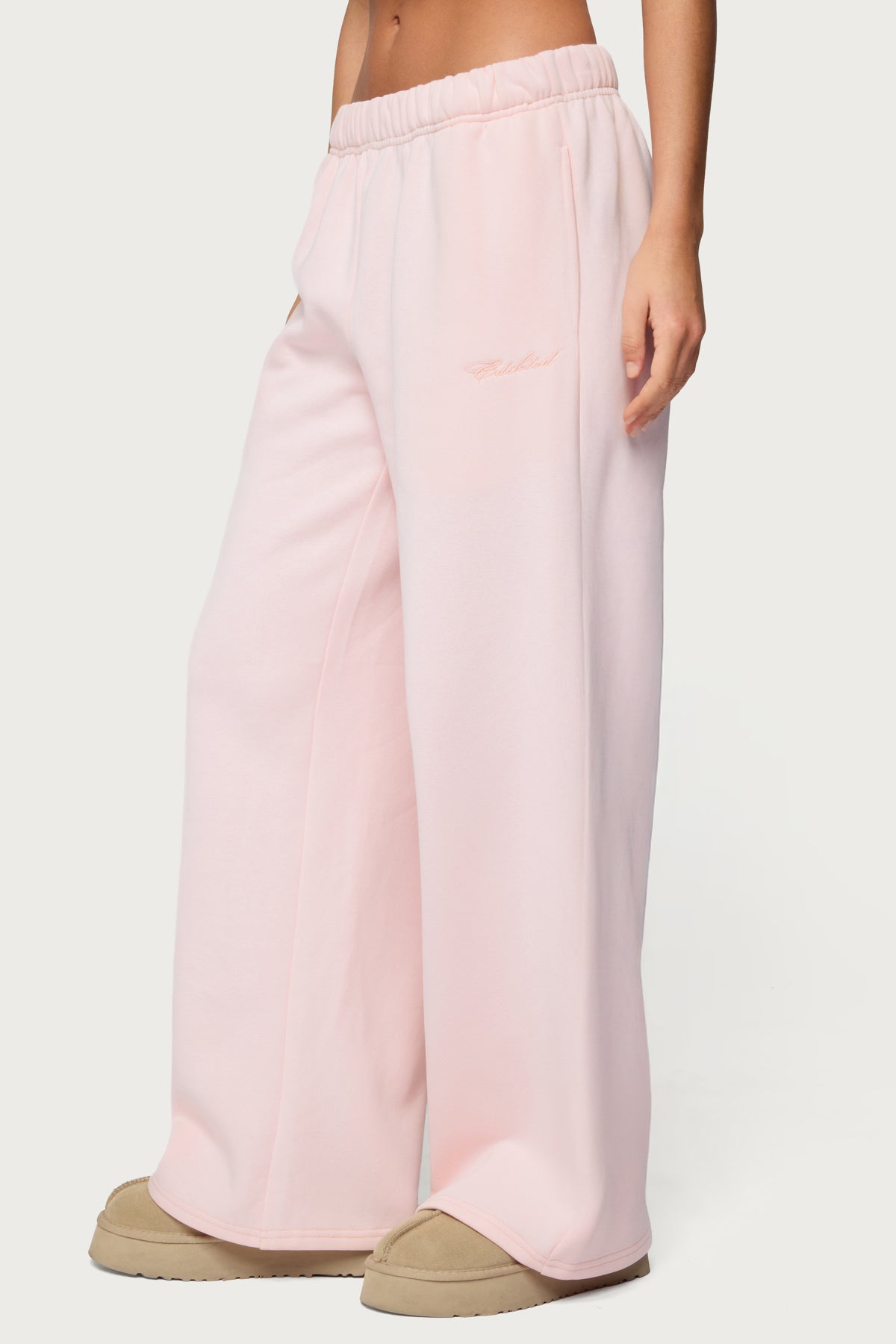 Basic Girl Wide Leg Edikted Sweatpants - Image 3
