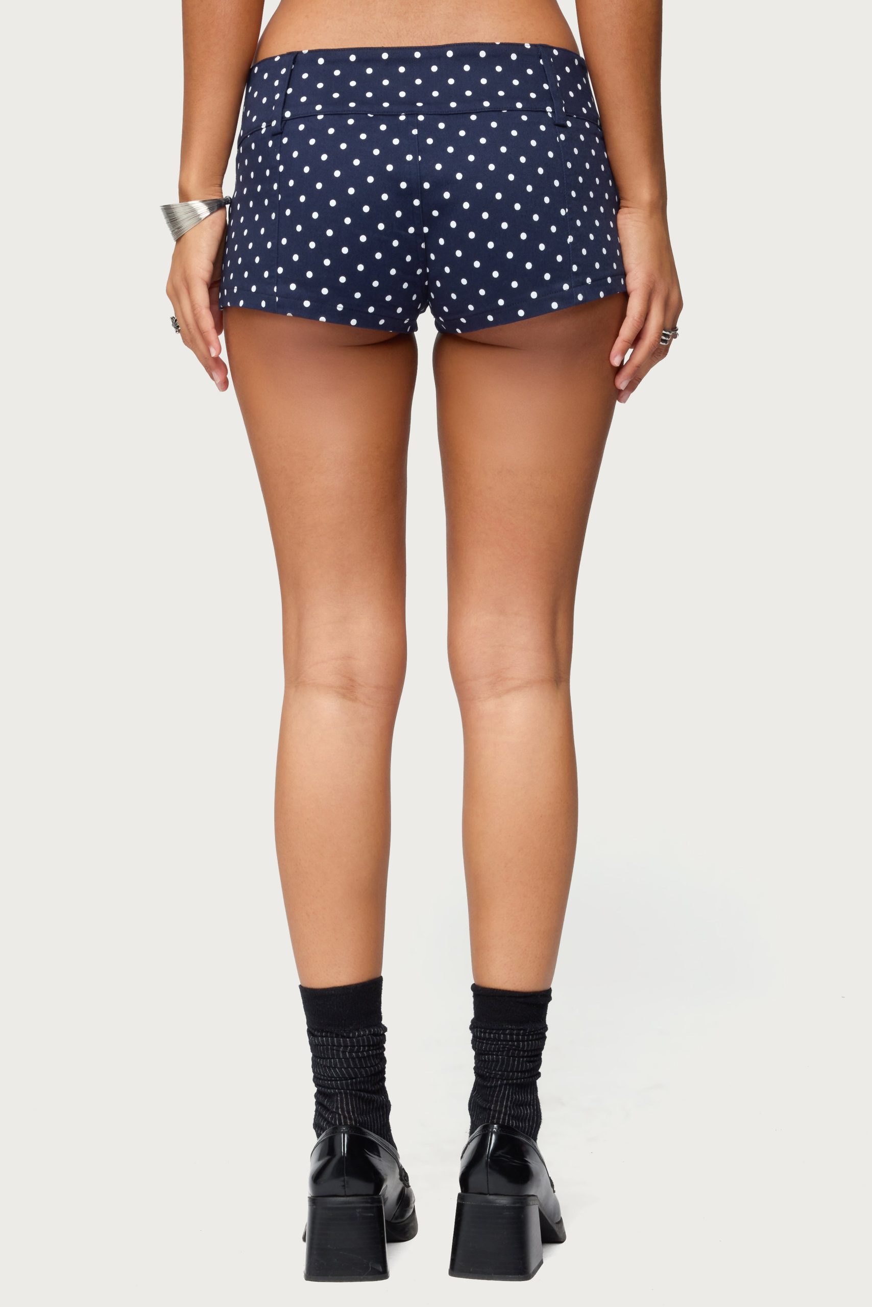 Twyla Polka Dot Stretch Shorts - Image 5