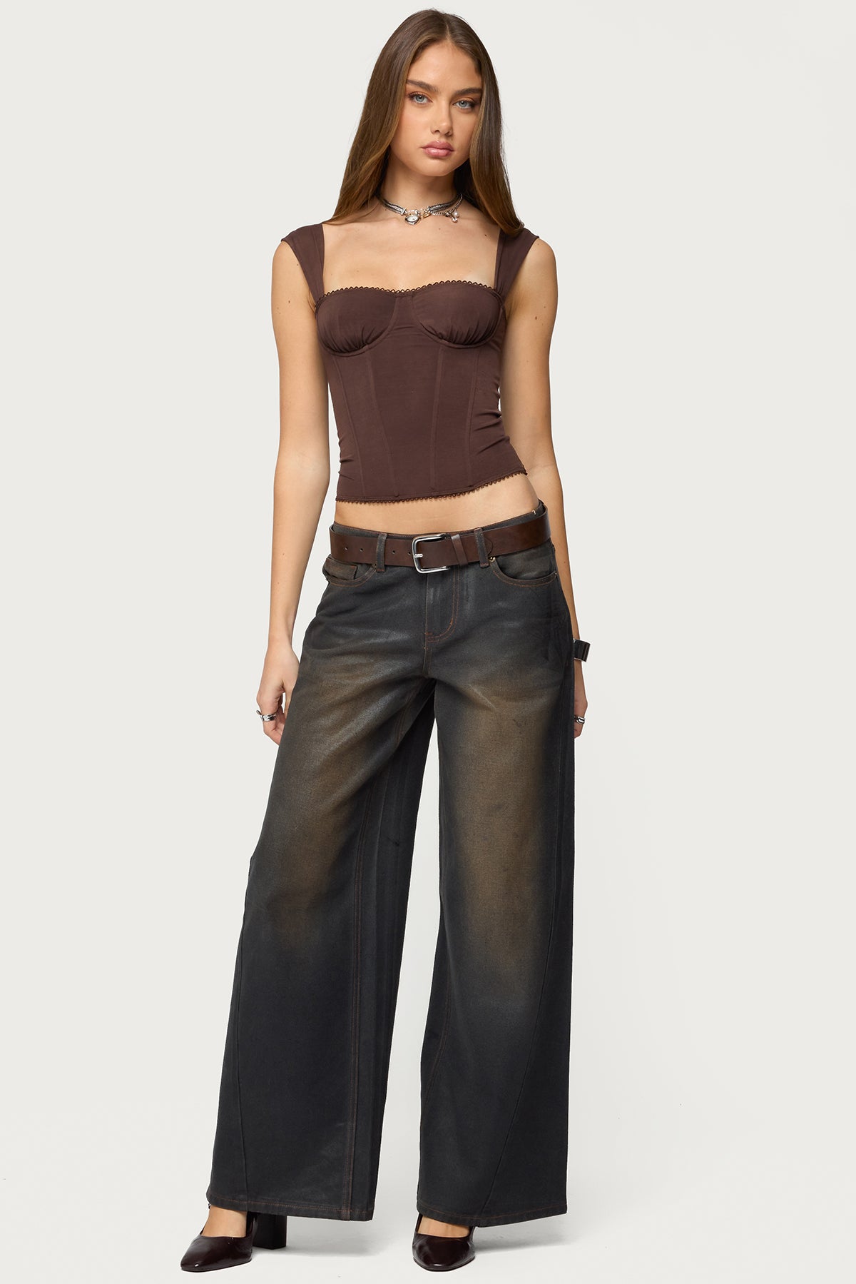 Marcella Wide Strap Corset - Image 3