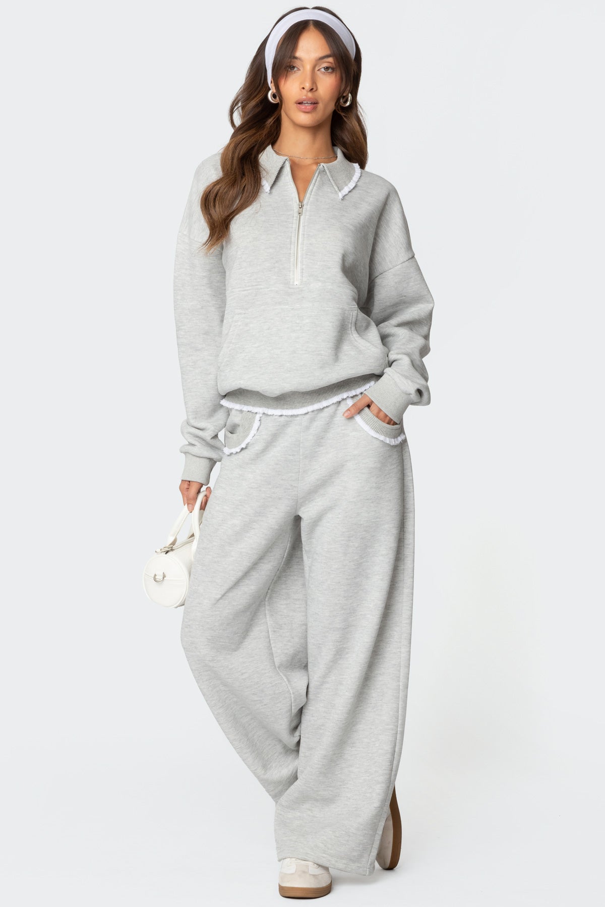 Ashtin Ruffle Trim Sweatshirt - Image 2