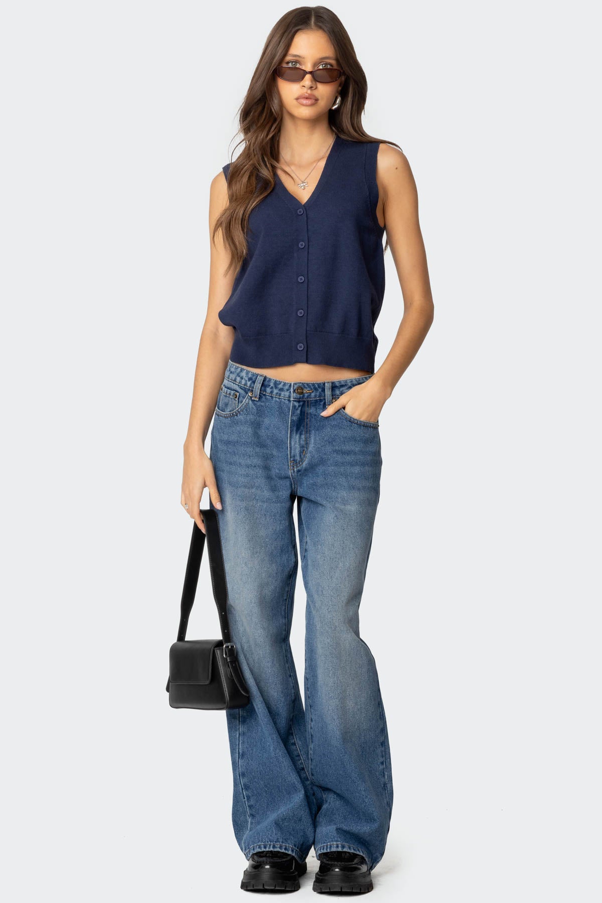 Nyc Washed Low Rise Baggy Jeans - Image 3